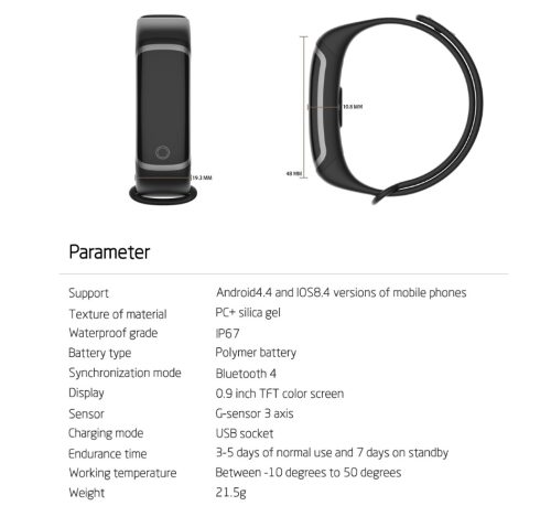 M4 Heart Rate and Blood Pressure Health Monitoring Waterproof Ring for Running - Image 2