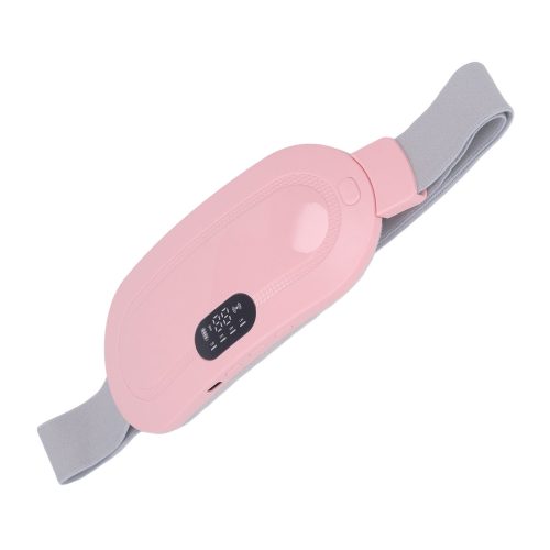 Menstrual Heating Pad USB Charging Electric Cordless Adjusted Portable Belt Heat Pad for Cramp Pink - Image 4