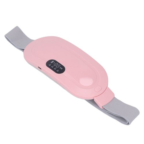 Menstrual Heating Pad USB Charging Electric Cordless Adjusted Portable Belt Heat Pad for Cramp Pink - Image 2