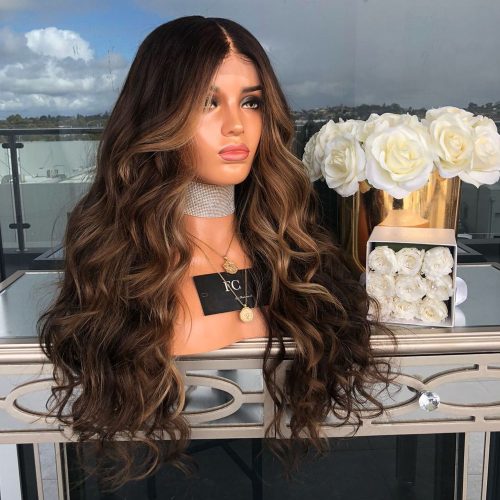 Long brown wig - Image 4