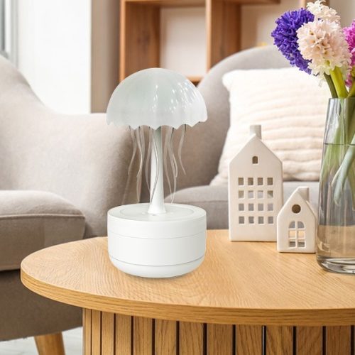 Jellyfish Humidifier Fragrance Diffuser Colorful Night Light Heavy Fog Essential Oil Diffuser Home Bedroom Office Air Humidifier - Image 4