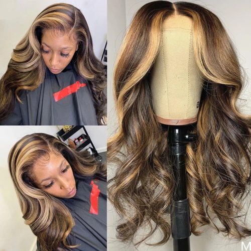 Medium And Long Curly Fashion Female Big Wave Real Human Hair Wig - Image 4