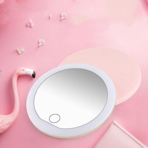Make-up Mirror With Light To Carry Hand-held Vanity Mirror - Image 4